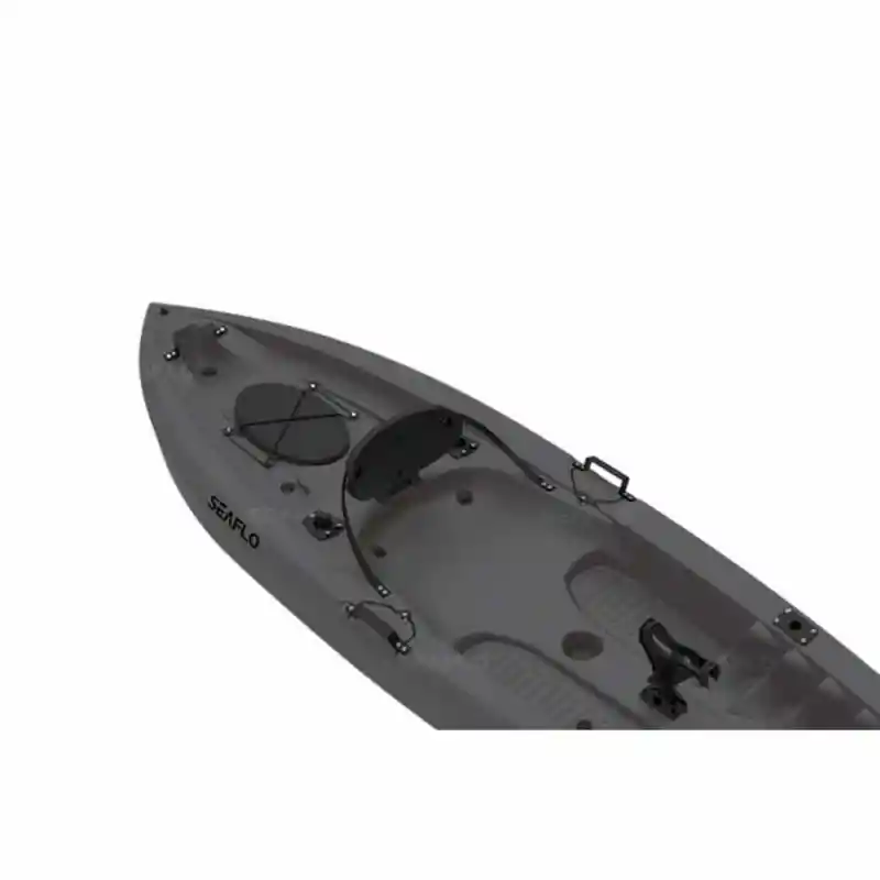 SEAFLO Tek Kişilik Balıkçılık Kanosu Gri