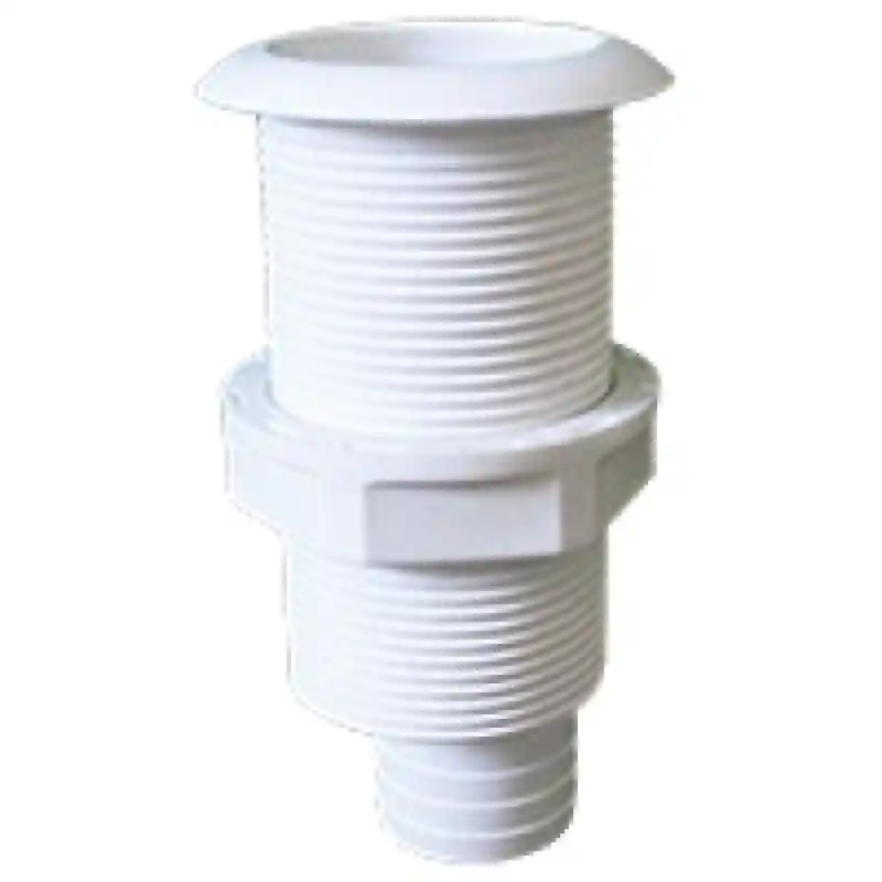 Lalizas Thru-Hull Geçiş Rakoru 1½ Hortum Barblı Ø31mm Beyaz