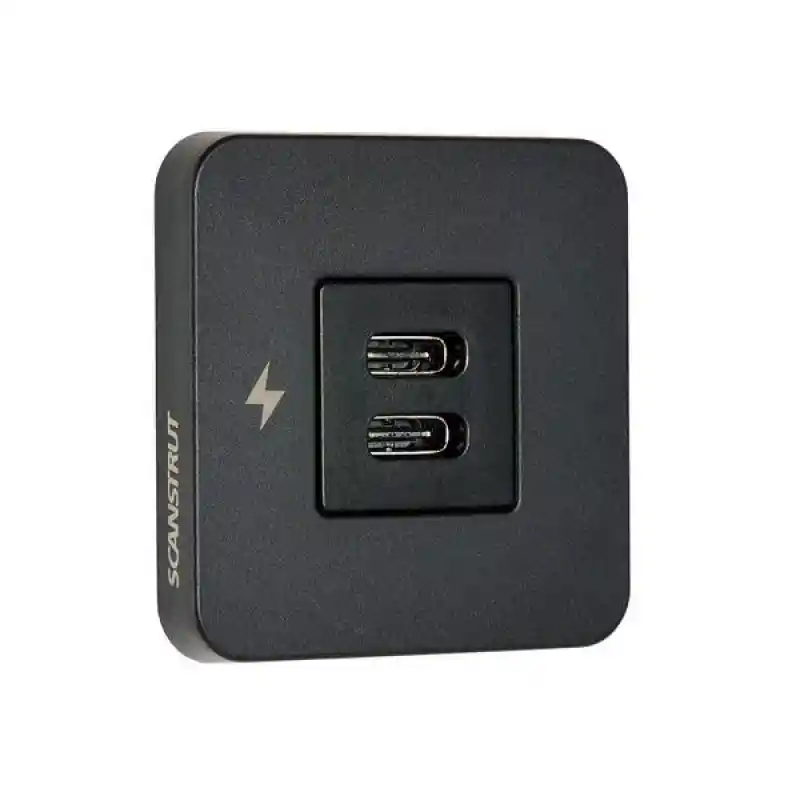 TILE-USB-C/USB-C ŞARJ SOKETİ, SİYAH ÇERÇEVE