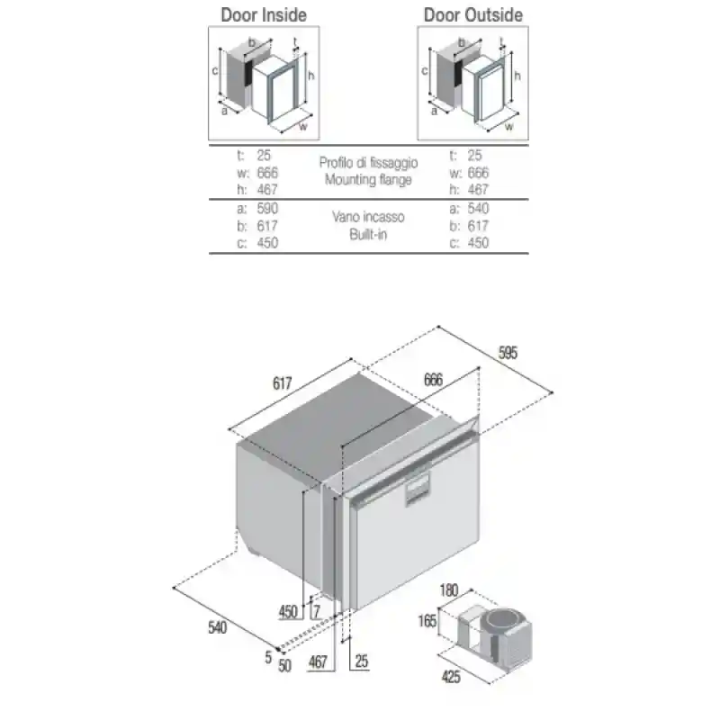 Vitrifrigo Buzdolabı DRW70A