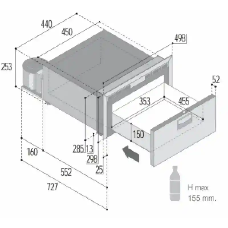 Vitrifrigo Dondurucu. Dw35 Btx.