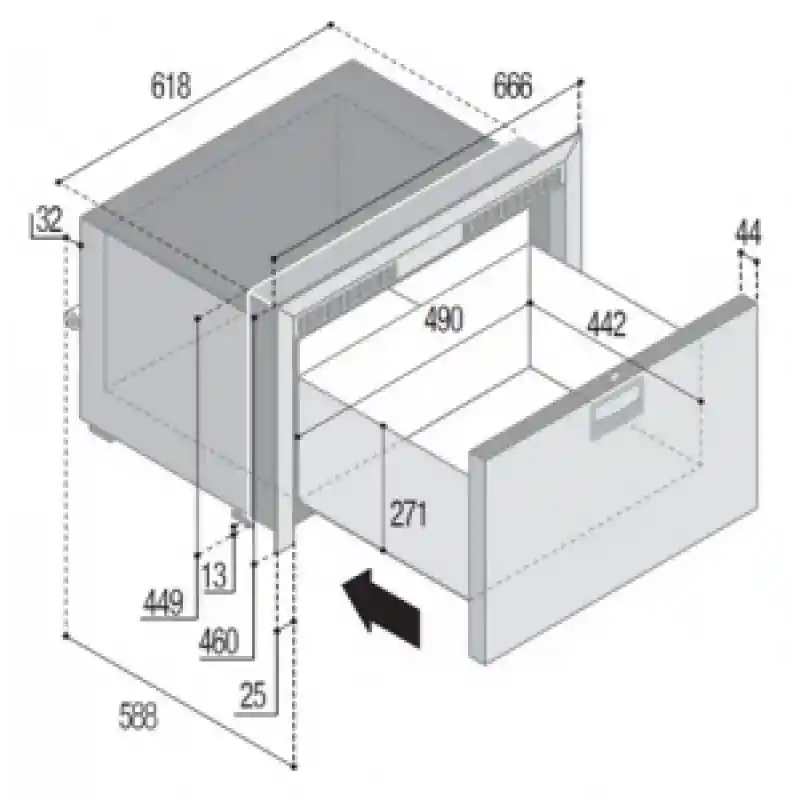Vitrifrigo Dondurucu. Dw70 Btx Ocx2.
