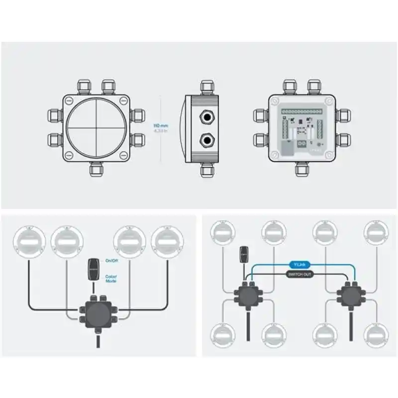 YPHOS YHB-800 Y:LINK DESTEKLİ HUB