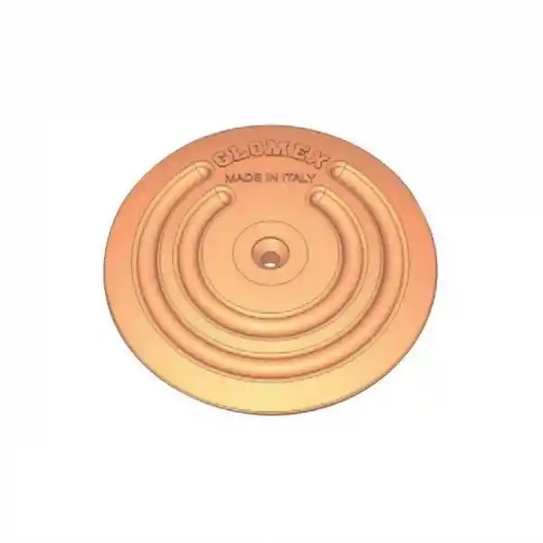 GLOMEX Topraklama Plakası Elektroliz Anotu 128mm Tip: Yuvarlak