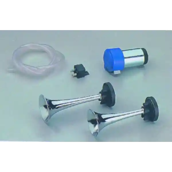 Lalizas 97940 Çift Borulu Krom Havalı Korna 12V 118dB
