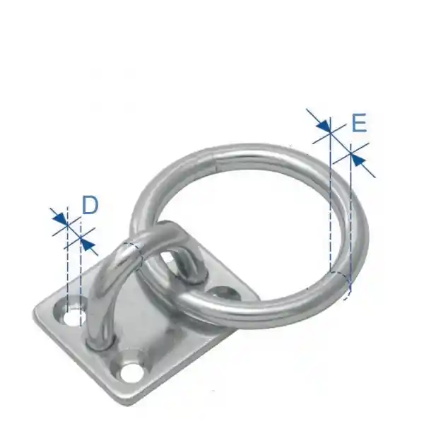 Spare Pad W/Eye Rıng Staınless Stell Dıam 8