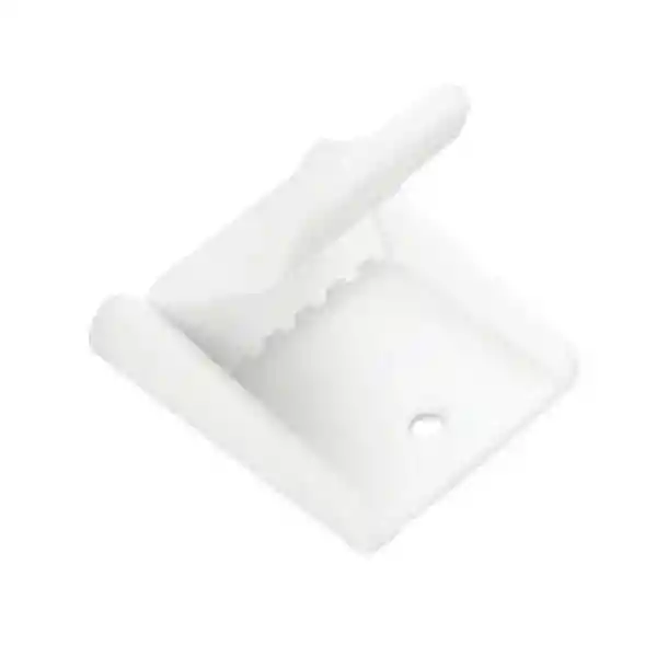 Lalizas 30mm Plastik Toka Düz Beyaz