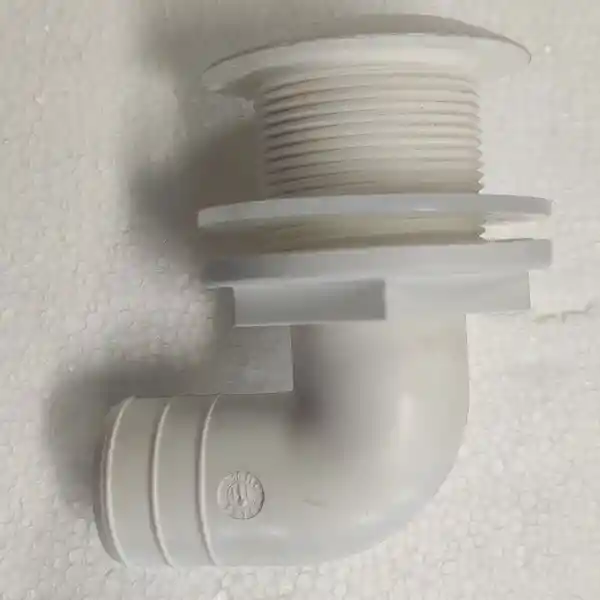 Lalizas Tekne Gövde Dirsek 90° 38mm Hortum İçin Beyaz