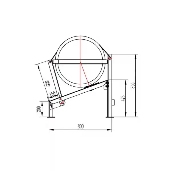 Lalizas 75154 Can Salı Beşiği Eğimli Galvanizli