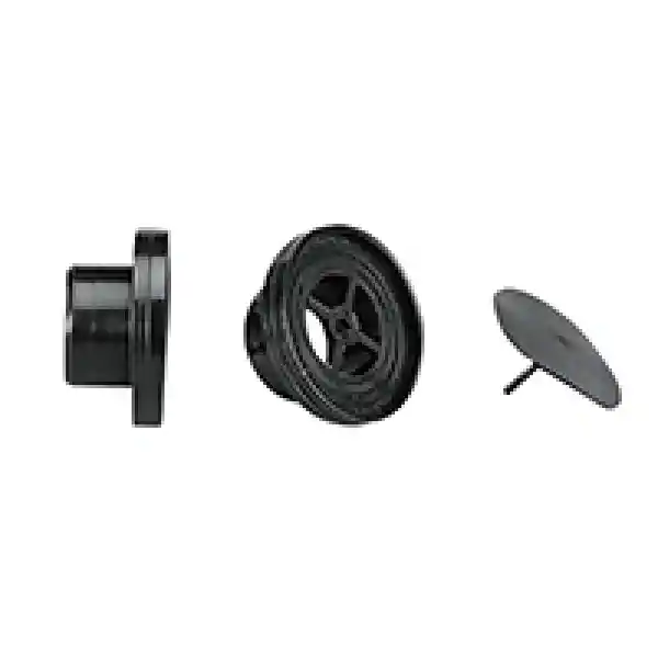 Lalizas Tekne Tapası Geri Dönüş Valfli Ø22mm Siyah