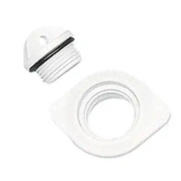 Nuova Rade Oval Güverte Tahliye Tapası 48x36mm Beyaz