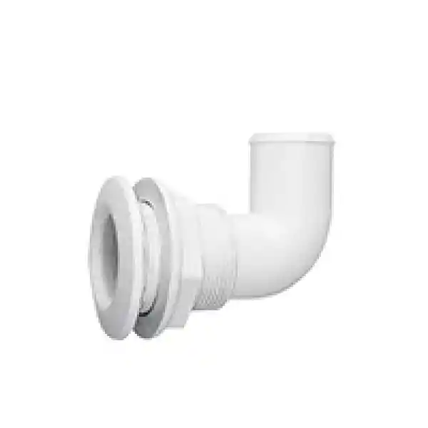 Lalizas Firar Dirsek 90° Ø38mm Beyaz Plastik