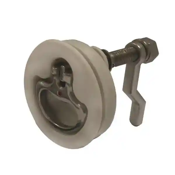 Gömme kulp, plastik. Beyaz 64mm