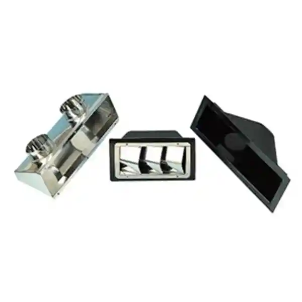 Havalandırmalar için kollektör kutu 76mm abs-sol
