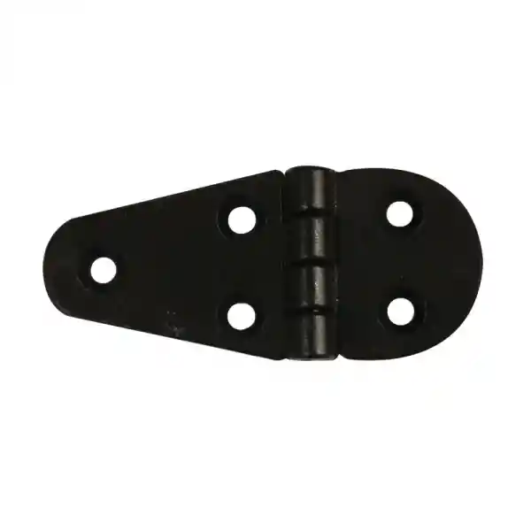 Nuova Rade Plastik Menteşe Semi-Oval 90x40x4.5mm Siyah