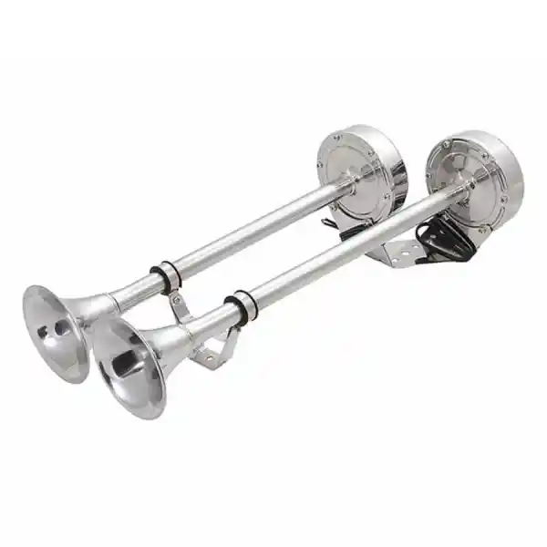 Krom Trompet Korna Çiftli / 12V
