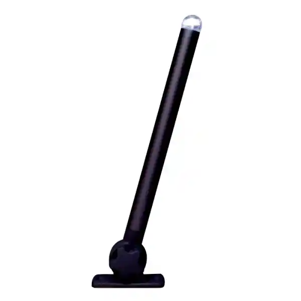Lalizas Micro LED Işıklı Direk Katlanır 25cm Beyaz Siyah
