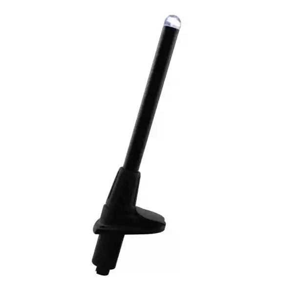 Lalizas Micro LED Işıklı Direk Soketli 25cm Beyaz Siyah