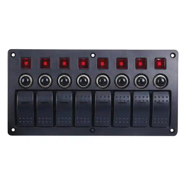 Otomatik Sigortalı ve Işıklı Switch Paneli - 6 Anahtar