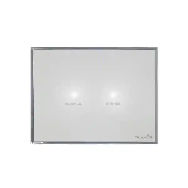 Planus Beyaz Full Glass Touch Panel 2 Butonlu