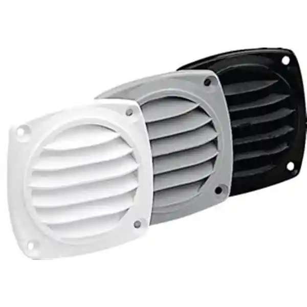 Plastik havalandırma, beyaz 82x82mm
