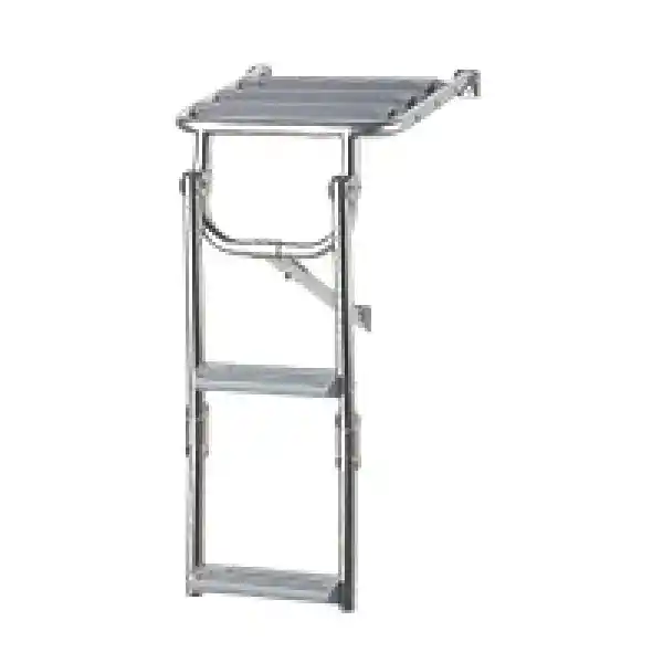 LALIZAS Platform Merdiven Inox 316, 2 Plastik Basamak