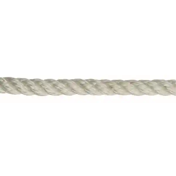 Polyester örgü halat, beyaz, 20mm
