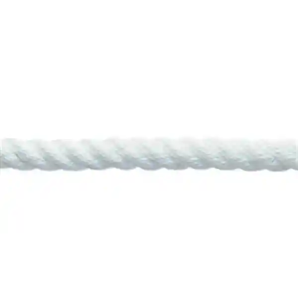 Polyester örgü halat, beyaz, 6mm