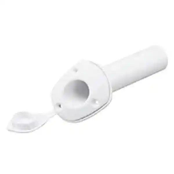 Rod Holder, W/ Cap, Plastik, Ø 40mm, H.230mm, Beyaz