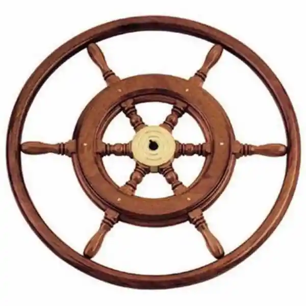SAVORETTI T3B Ahşap Çemberli Dümen Simidi - 60cm