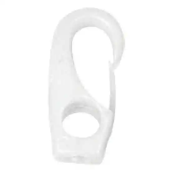 Lalizas Yaylı Kanca Ø10x49mm Beyaz Polyamid