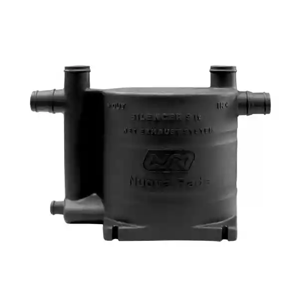 Lalizas Tekne Egzoz Susturucu 9Lt Oval Siyah
