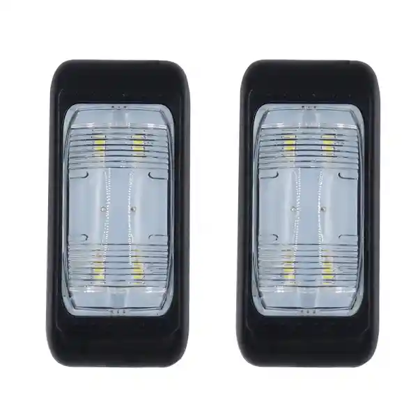 Lalizas Tepe Römork Lambası 4 LED 12V/28V Siyah 2li Set