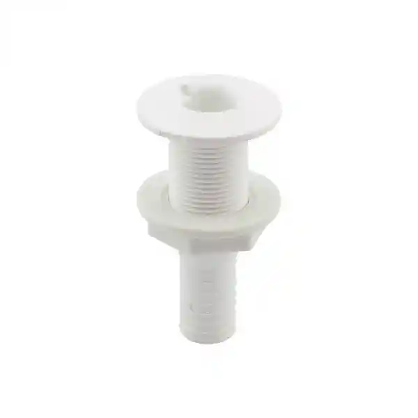 Lalizas Thru-Hull Geçiş Rakoru 3/4 Ø19mm Hortum Bağlantılı Beyaz