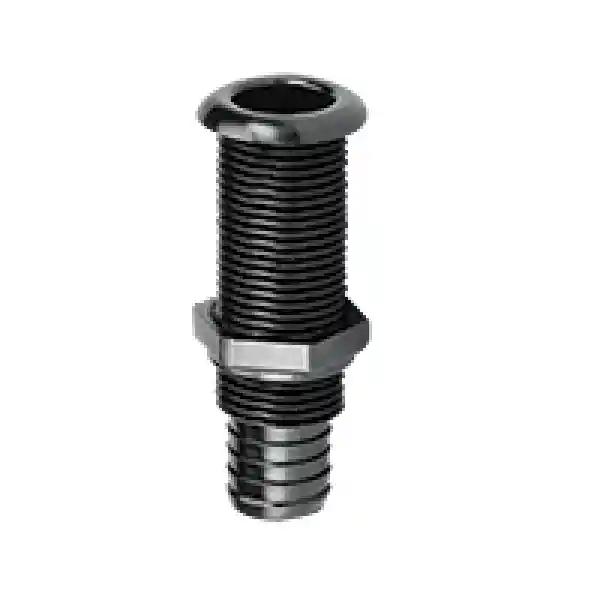 Lalizas Thru-Hull Hortum Bağlantısı 7/8 Ø25mm Siyah