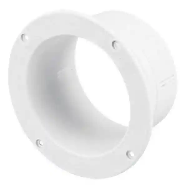 Lalizas Havalandırma Hortum Bağlantısı Düz 102mm Beyaz