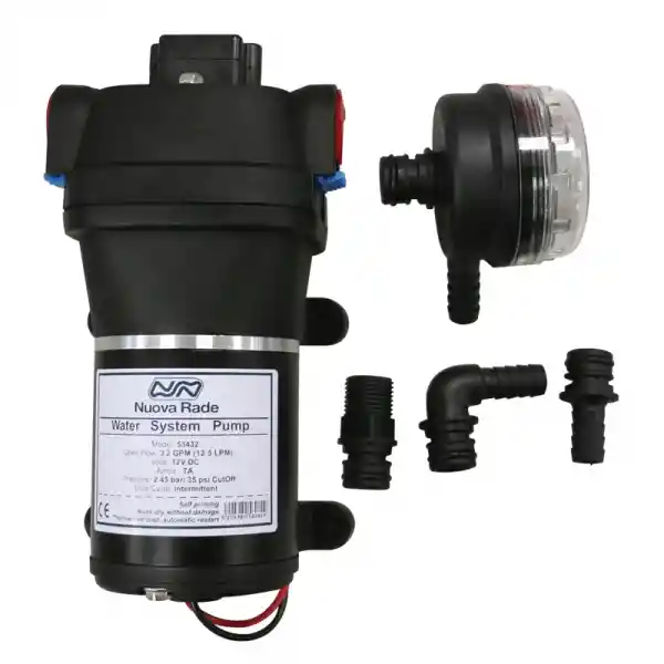 Nuova Rade Su Pompası 12,5Lt/Dk 12V Hidrofor