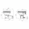 Sanimarin Maxlite + Plus Elektrikli Tuvalet - 24v