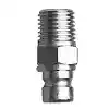 Lalizas Yakıt Hattı Erkek Konnektör 1/4 NPT >60CV Krom Pirinç