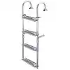 Lalizas Katlanır Tekne Merdiveni 3+2 Basamak 180° Inox 316