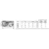 Lalizas 91896 AISI 316 Paslanmaz Çelik Fırdöndülü Piston Karabina 19 mm