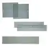 Lalizas Tek Kapağı Sabit 385x68x4mm Koruma Kapağı