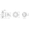 Hella Marine Paslanmaz Çelik, Ledli Switches