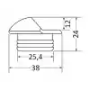 Alcor Merdiven Lambası Gün Işığı Ledli 12/24V