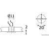 Apis Merdiven Lambası Mavi 12/24V