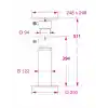 Barka Gazlı oltuk Ayağı - 511 mm