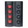 BFY Marin Sigortalı Switch Panel - 6 Anahtarlı