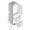 Buzdolabı/dondurucu. Model Dw360