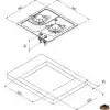 CAN PC1322 Çiftli Gömme Ocak