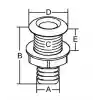 Egzoz çıkışı B116MM C 57MM D 80MM